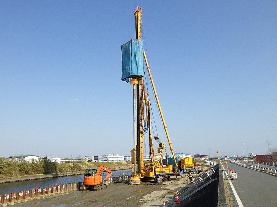 中小河川改良工事（防災安全・地震対策）地盤沈下対策河川緊急整備工事合併工事