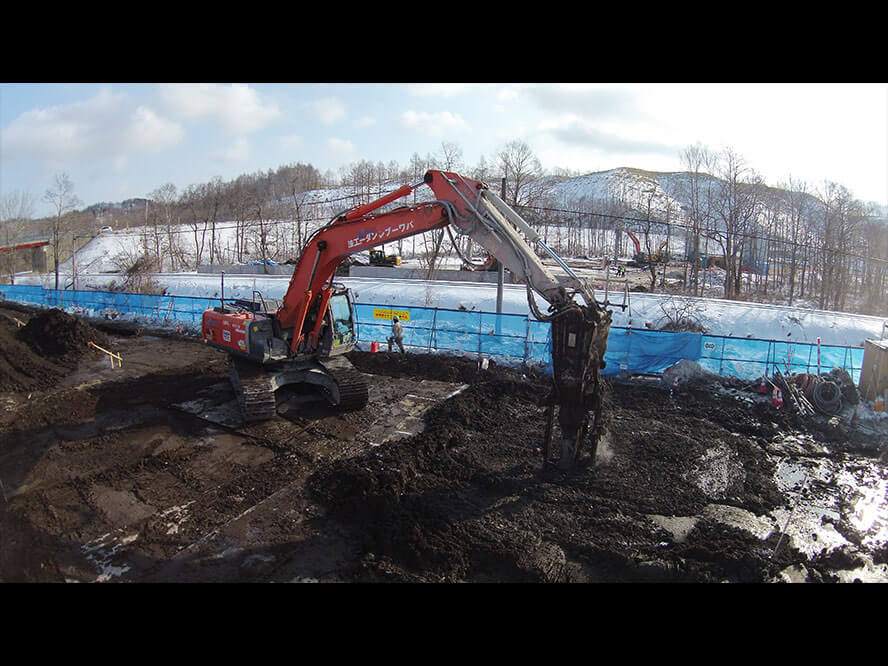 施工事例 建築の基礎