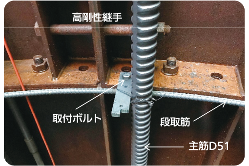用途図 主鉄筋立て込み状況