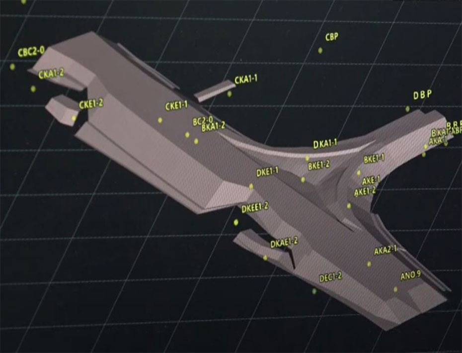 点群データを用いた現場の3Dモデル作成
