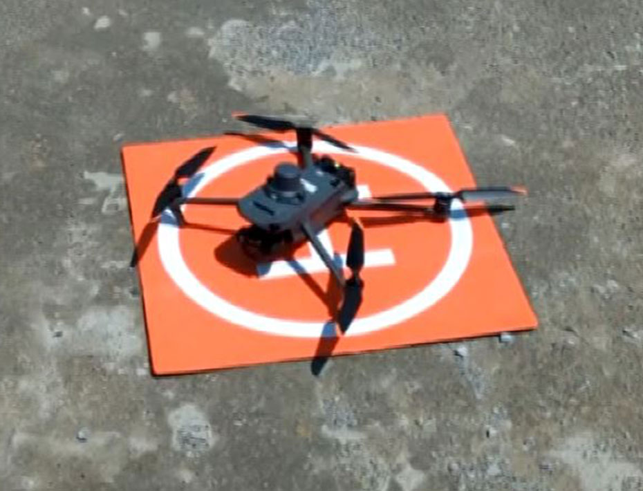 UAV測量による点群データの作成