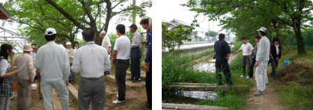 ホタルの放流の様子02